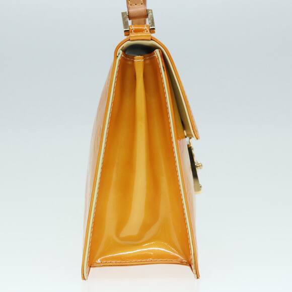 LOUIS VUITTON Monogram Vernis Spring Street Bag Lime Yellow M91068 - Picture 4 of 16